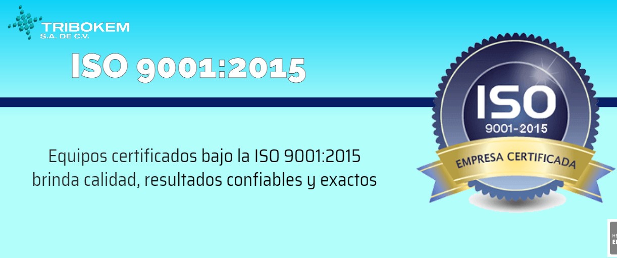 Empresa certificada ISO 9001:2015